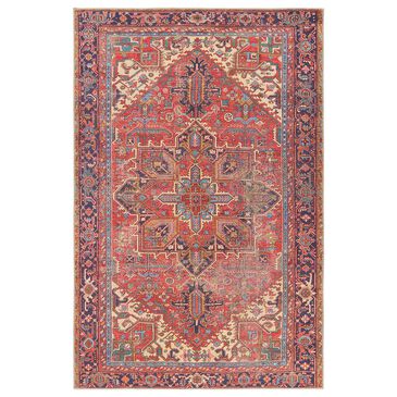 Jaipur Garcia Lucinda 5" x 8" Rooibos Tea and Purple Area Rug, , large