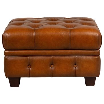 Hydeline Leather Ottoman, , large