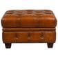 Hydeline Leather Ottoman, , large
