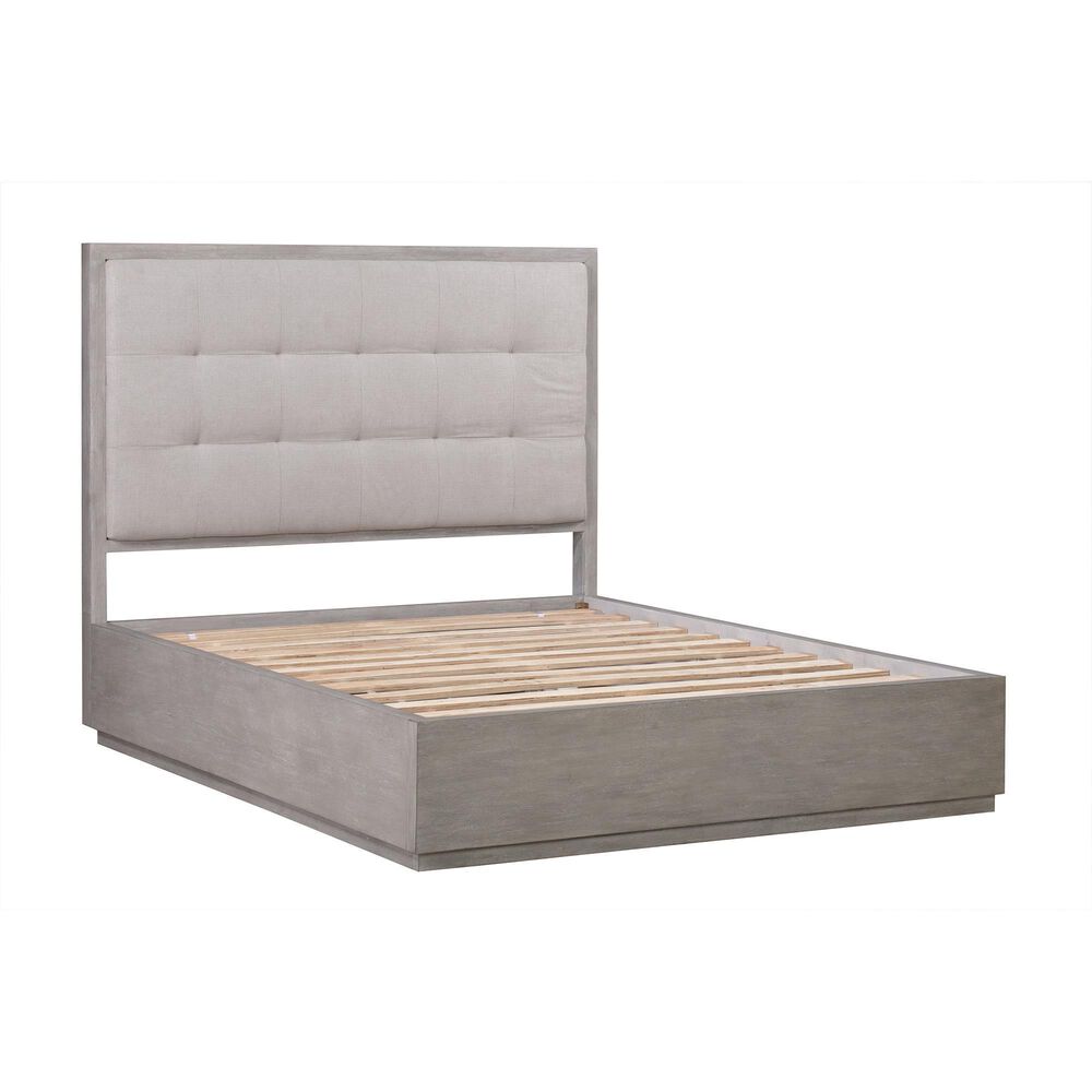 Urban Home Oxford King Platform Bed in Gray Mineral NFM
