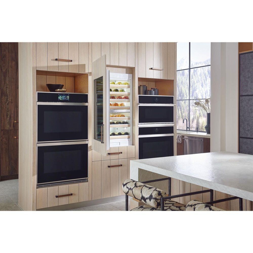Monogram Minimalist 30&quot; Smart Electric Single Wall Oven with Conection in Stainless Steel, , large