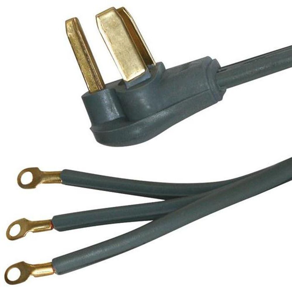 Electric Dryer Duct Kit with 3-Wire 30-Amp 6ft Cord, , large