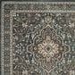 Safavieh Lyndhurst 9" x 12" Teal and Grey Area Rug, , large