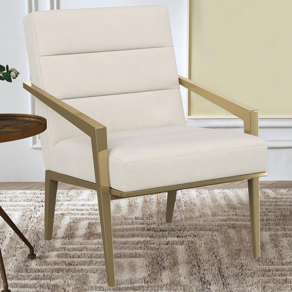 Coaster Kirra Accent Arm Chair in Cream, , large