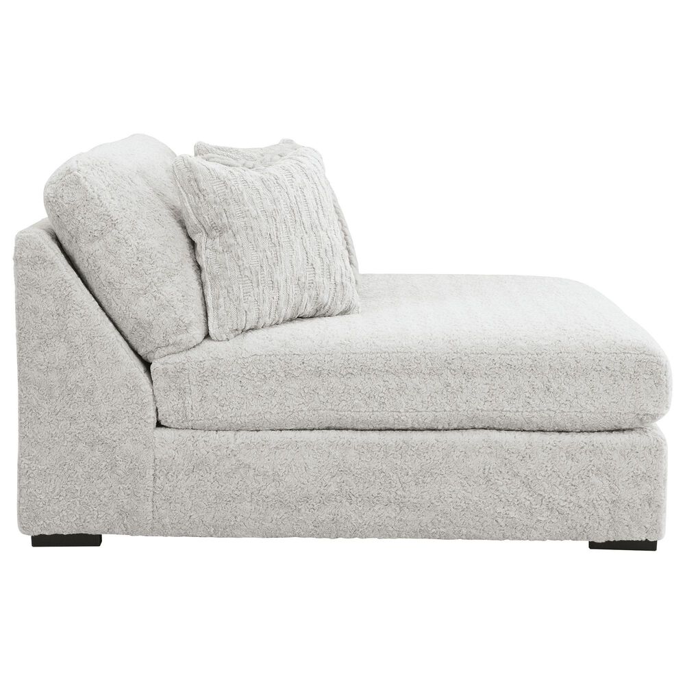 Ashley Cuddle Plush 6-Piece Stationary Left Facing Sectional with Chaise in Arctic, , large