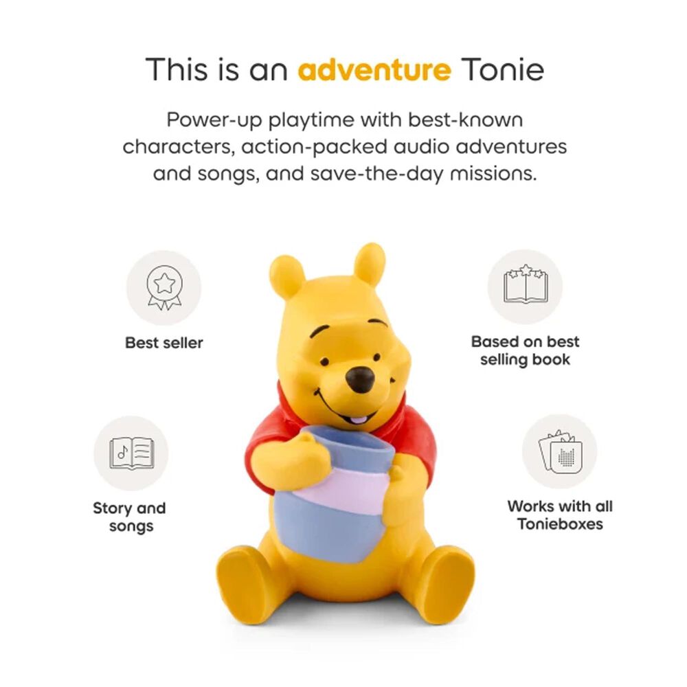 Tonies Toniebox 2 Play Set - Winnie the Pooh &#40;Sunset Red&#41;, , large