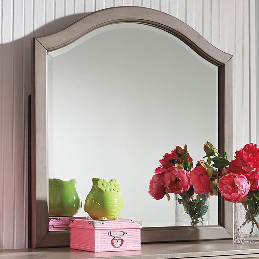 Signature Design by Ashley Lettner Youth Mirror in Light Gray, , large