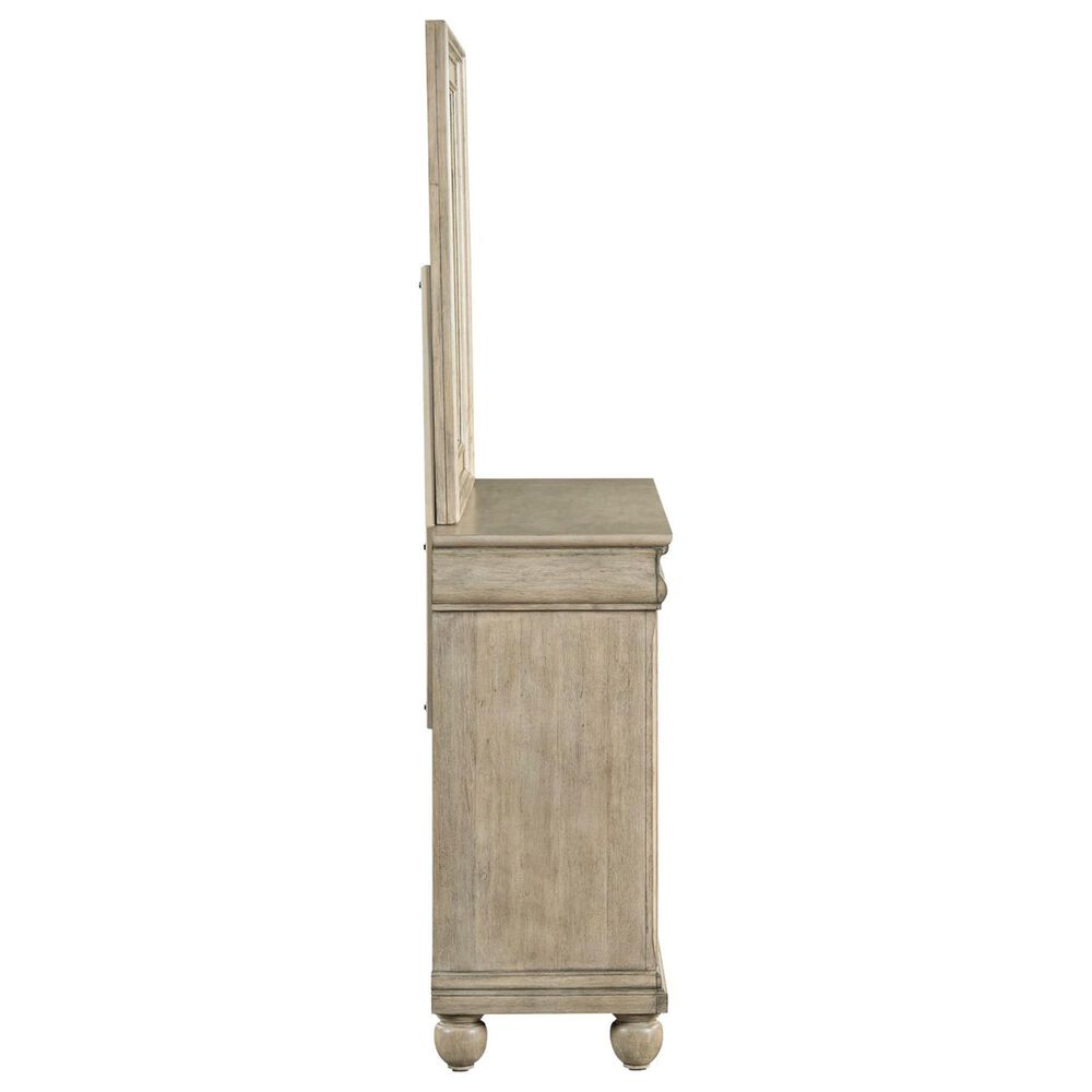 Belle Furnishings Rustic Traditions 8-Drawer Dresser with Mirror in Saddle Tan, , large