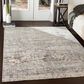 Surya Presidential PDT-2303 7"9" x 10"3" Blue, Gray and Orange Area Rug, , large