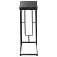 Maple and Jade C-Shaped End Table in Black and Dark Brown, , large