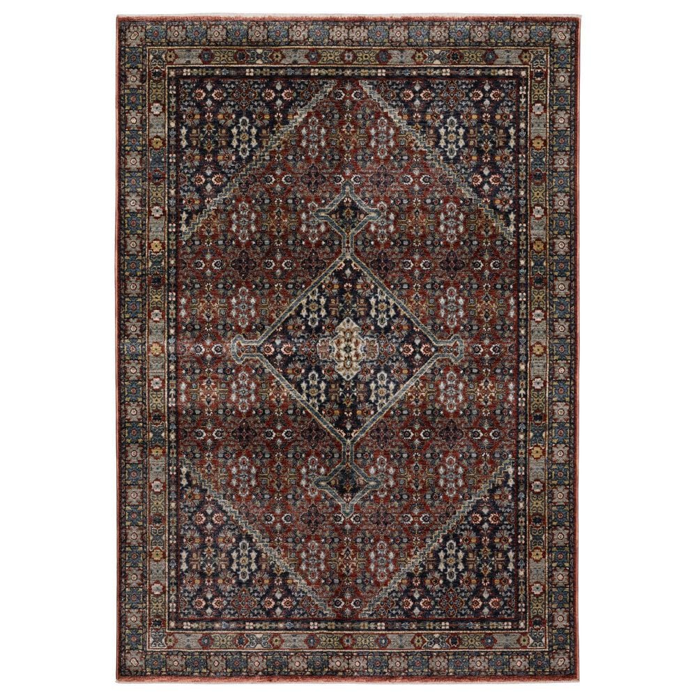 Oriental Weavers Eliana Red and Multicolor 3"3" x 5" Area Rug, , large