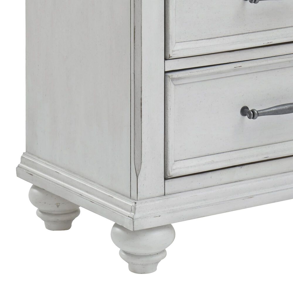 Ashley Kanwyn 3-Piece King Panel Bed Set with Storage Bench in Whitewash, , large