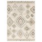 Oriental Weavers Georgia Tribal 660B0 6"7" x 9"2" Ivory and Orange Area Rug, , large