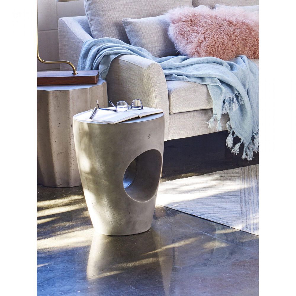 Moe&#39;s Home Collection Aylard Patio Stool in Grey, , large