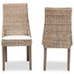 Baxton Studio Toby Side Chair in Greywashed and Brown (Set of 2), , large