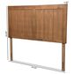 Baxton Studio Patwin King Panel Headboard in Ash Walnut, , large