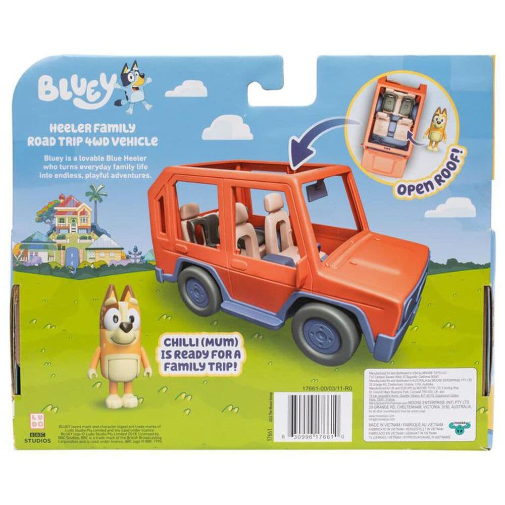 Bluey Heeler Family Road Trip 4WD Vehicle in Multicolor, , large