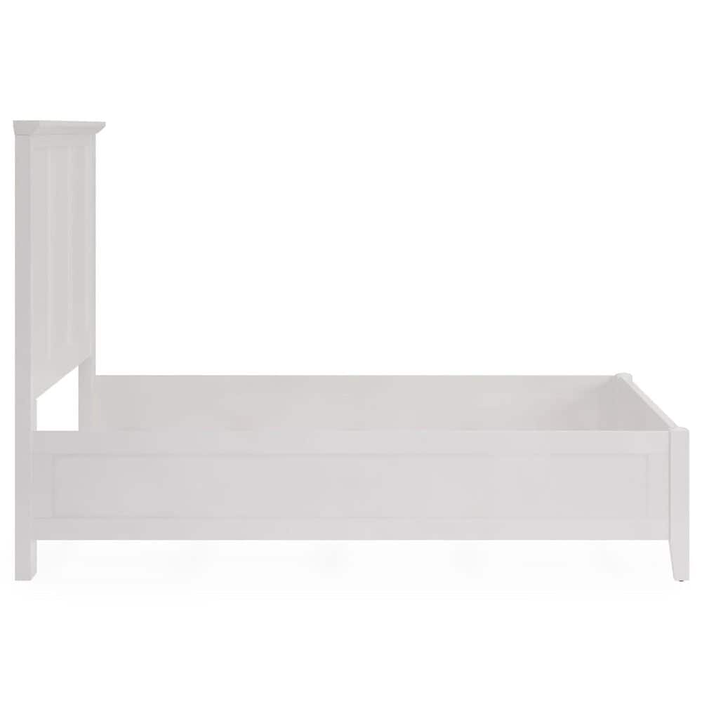 Urban Home Grace Eastern King Panel Bed in Snowfall White, , large