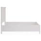 Urban Home Grace Eastern King Panel Bed in Snowfall White, , large