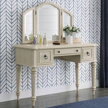 Homestyles Provence Vanity in Antiqued White, , large