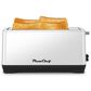 HOMLUX 4-Slice Toaster with 6 Browning Settings in Silver, , large