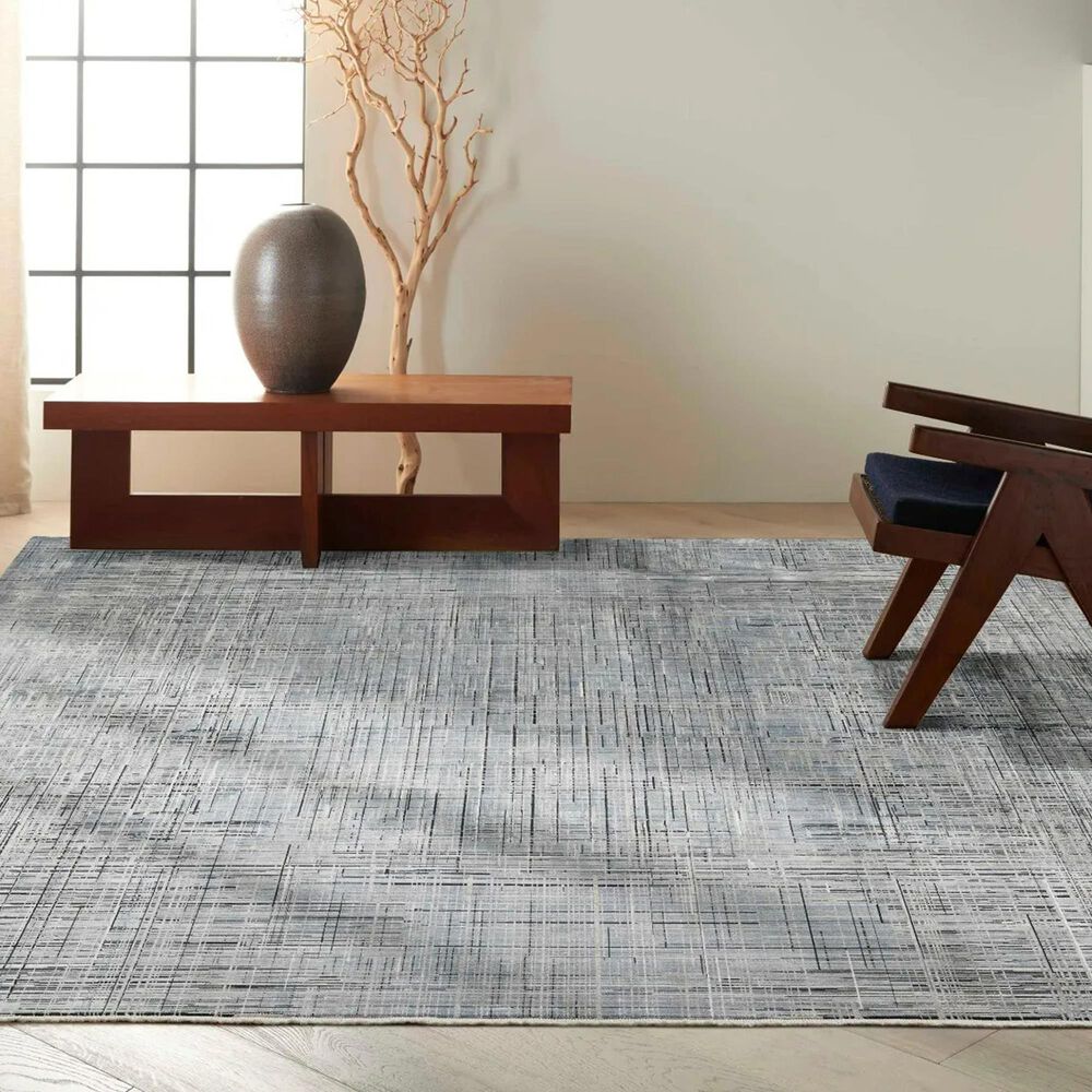 Nourison Balian 5&#39;3&quot; x 7&#39;3&quot; Blue Area Rug, , large