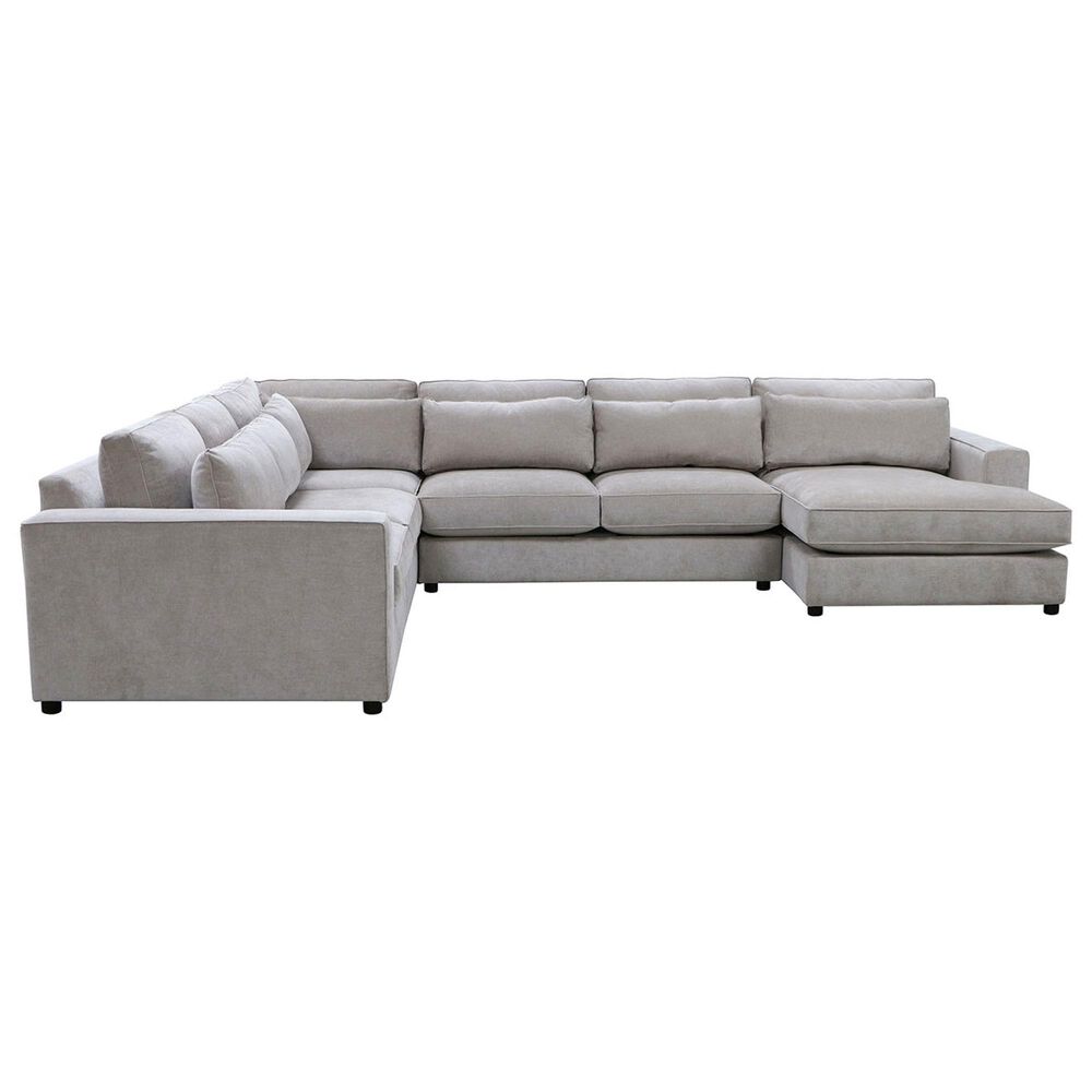 FULTON HOME Tony 5-Piece Sectional in Taupe, , large