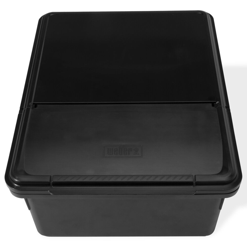 Weber Works Outdoor Storage Bin in Black, , large