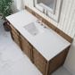 James Martin Bristol 60" Single Bathroom Vanity Cabinet in Saddle Brown, , large