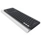 Logitech K780 Multi-Device Wireless Keyboard in Dark Grey and Plain White, , large