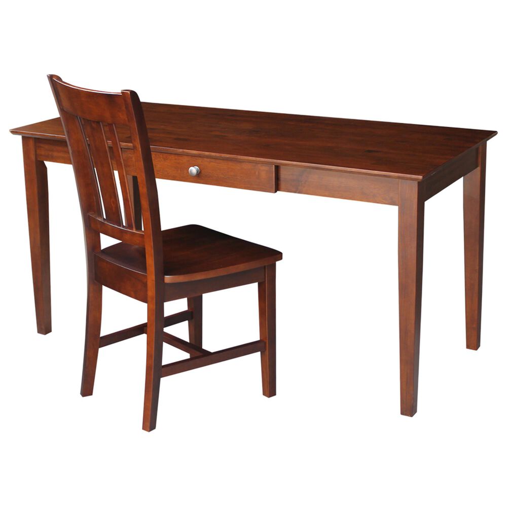 International Concepts Desk with Chair in Espresso color, , large
