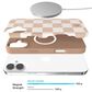 Velvet Caviar Checker MagSafe Case for Apple iPhone 16 in Nude Vibe, , large
