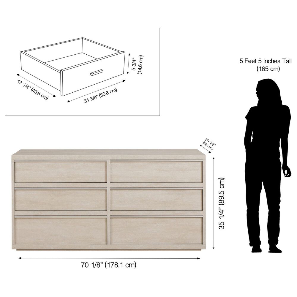 Loft District Moda 3-Piece Queen Bedroom Set in Beechwood, , large