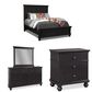 Riva Ridge Oxford 4-Piece Queen Storage Bedroom Set in Rubbed Black, , large