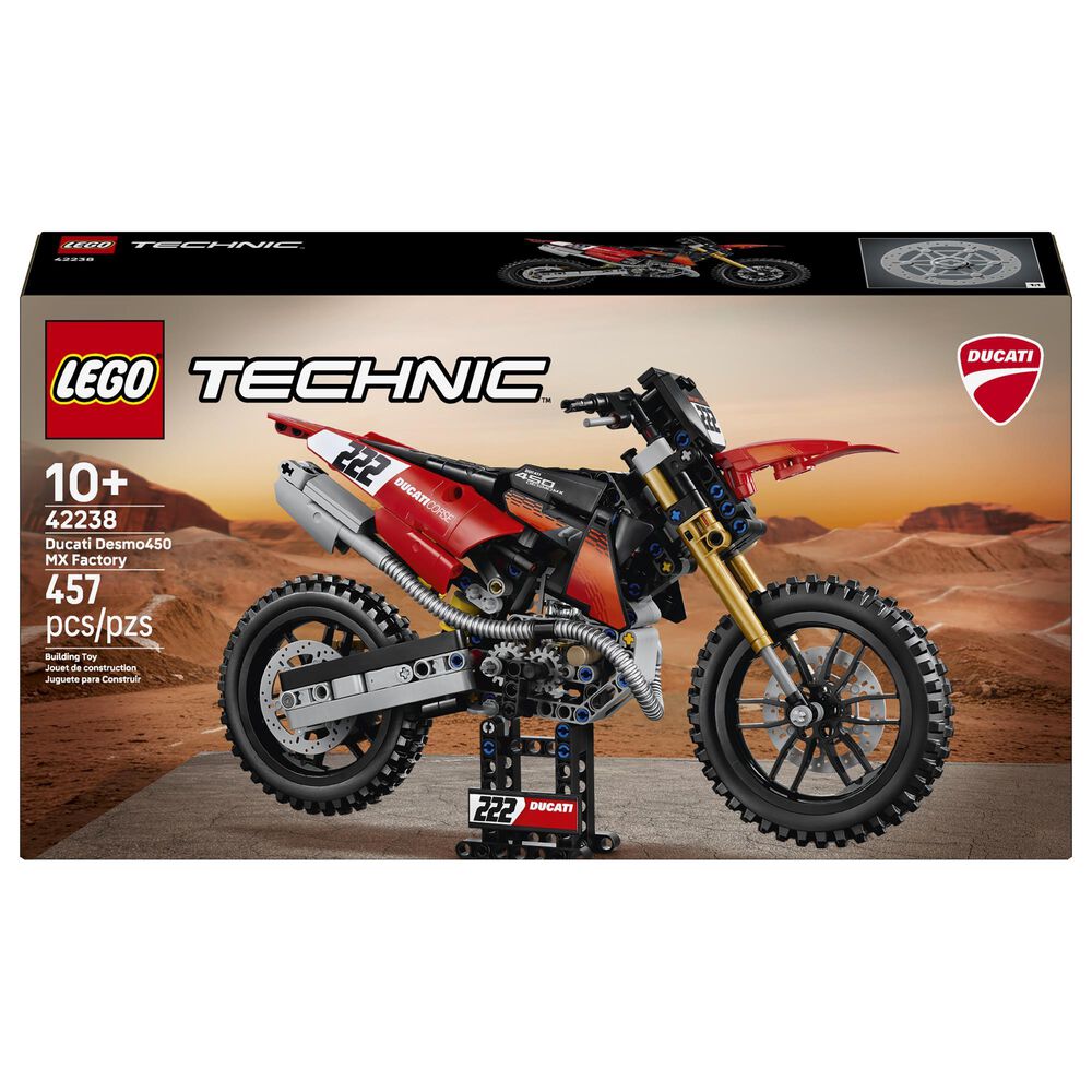 LEGO Technic Ducati Desmo450 MX Factory Motorcycle Building Set, , large
