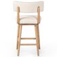 Four Hands Cardell Swivel Counter Stool in Washed Natural Parawood, , large