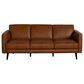 Natuzzi Editions Destrezza Stationary Sofa and Chair Set in Brandy, , large
