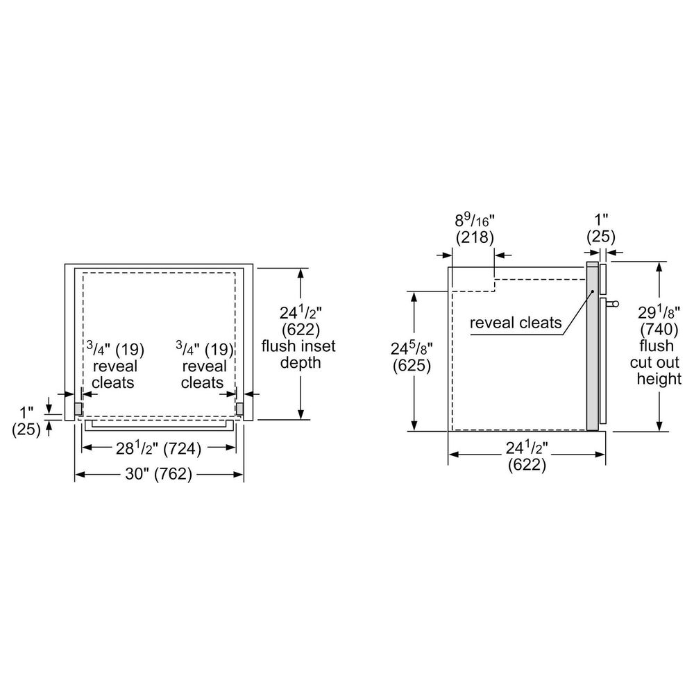 Bosch 800 Series 30" BuiltIn Single Electric Convection Wall Oven in