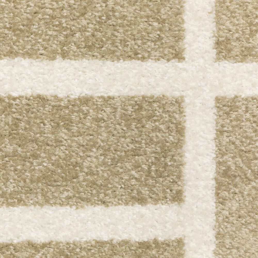 ROW by Oriental Weavers Quinn QUI04 Beige and Ivory 5'3" x 7' Area Rug, , large
