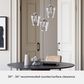 Hunter Vidria 3-Light Round Pendant Cluster in Brushed Nickel, , large