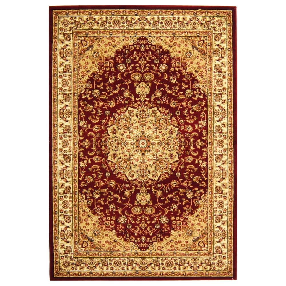 Safavieh Lyndhurst LNH222 5"3" x 7"6" Red and Ivory Area Rug, , large