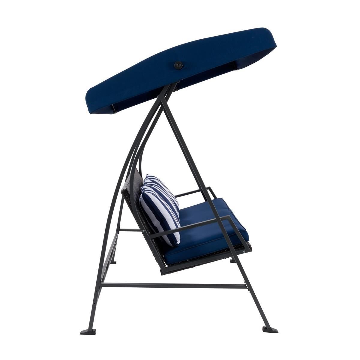 Navy blue patio new arrivals swing