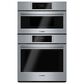 Bosch 2-Piece Kitchen Package with Benchmark 30" Double Combination Oven 800 Series 30" Gas Cooktop and in Stainless Steel, , large