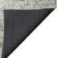 Dalyn Rug Company Portico PO1 Pewter 3" x 5" Area Rug, , large