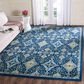 Safavieh Evoke EVK224A 10" x 14" Royal and Ivory Area Rug, , large