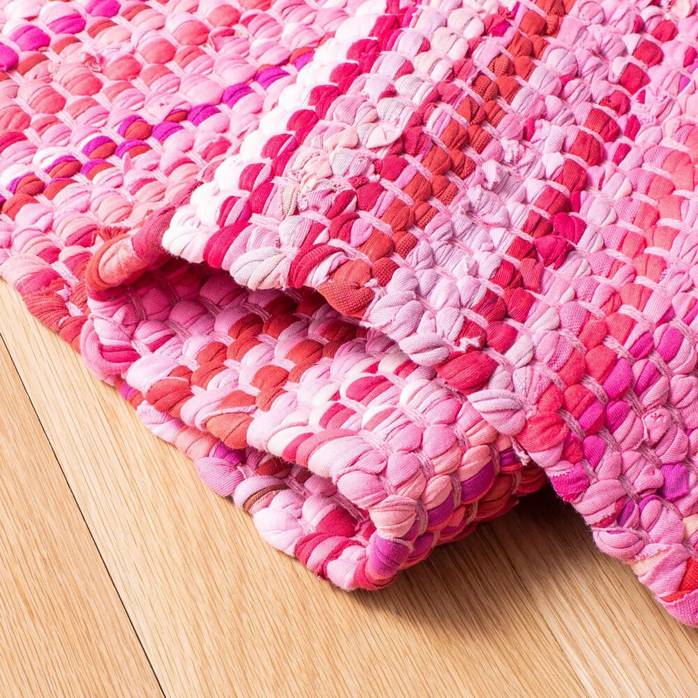 Safavieh Montauk  MTK251 6&#39; Square Pink Area Rug, , large