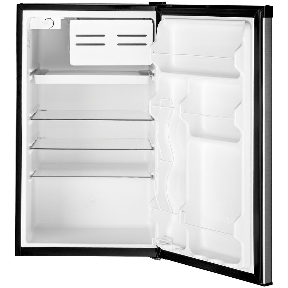 GE Appliances 4.4 Cubic Feet Compact Refrigerator in CleanSteel, , large