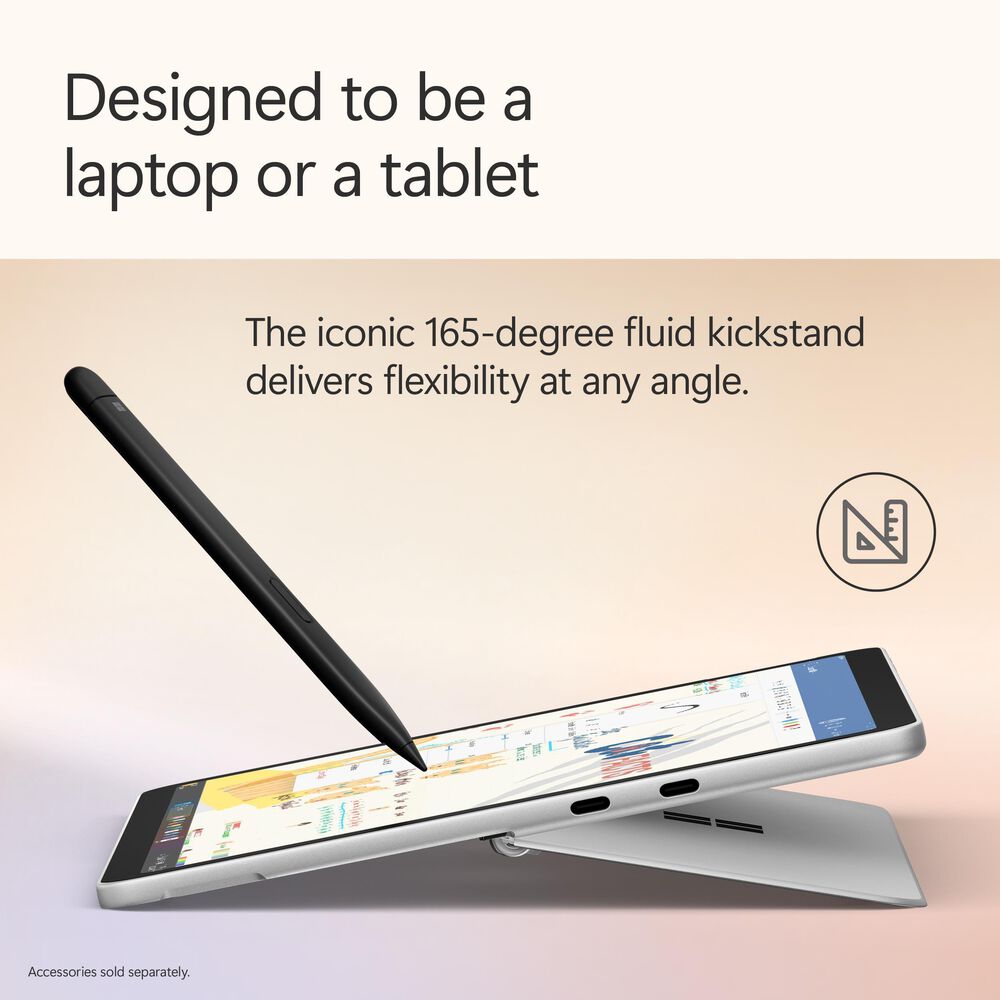 Microsoft Surface Pro Copilot+ PC 12&quot; Touch-Screen Tablet - Qualcomm Snapdragon X Plus - 16GB RAM - 512GB UFS - Windows 11 Home - Wi-Fi Only - Platinum - Device Only - &#40;Latest Model&#41;, , large