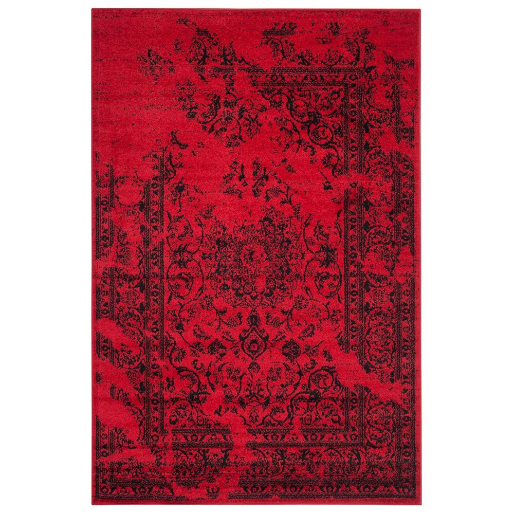 Safavieh Adirondack ADR101F-4 4&#39; x 6&#39; Red/Black Area Rug, , large