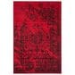 Safavieh Adirondack ADR101F-4 4" x 6" Red/Black Area Rug, , large